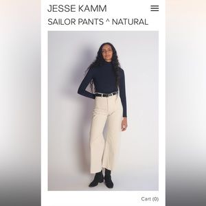 JESSE KAMM SAILOR PANTS SZ 4